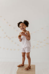 Girl's Gauze Tank & Short Set