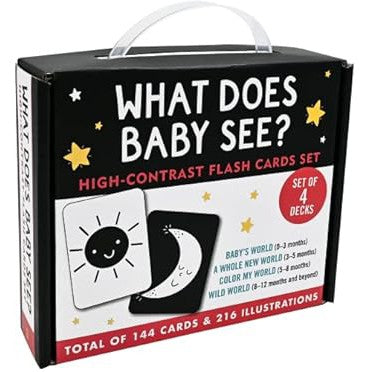 What Does Baby See? High Contrast Flash Cards - HoneyBug 