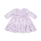 Smocked Ruffle Long Sleeve Tiered Dress + Leggings - HoneyBug 