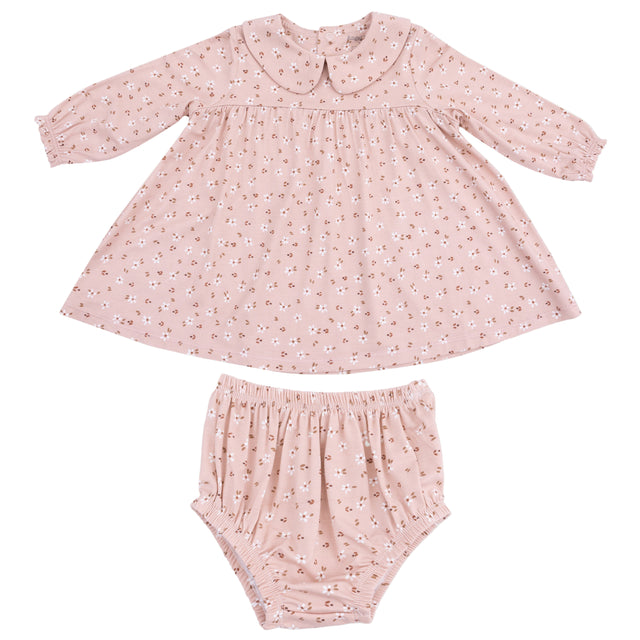 Long Sleeve Dress + Diaper Cover - HoneyBug 