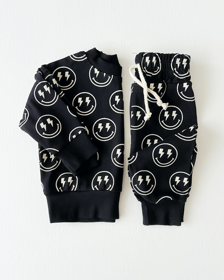 Jogger Set | Electric Smiley - HoneyBug 