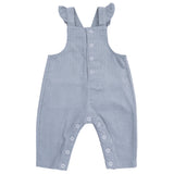 Front Snap Ruffle Overall - HoneyBug 