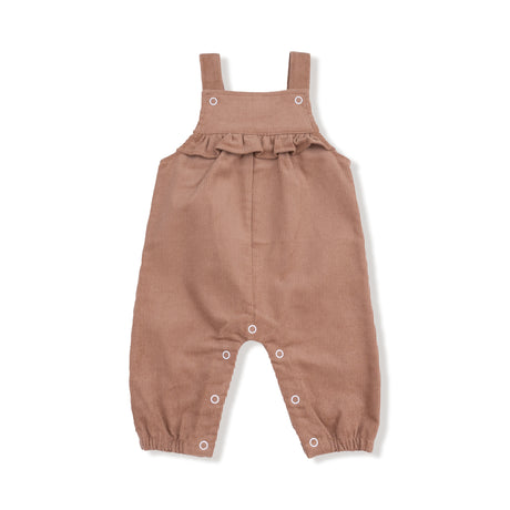 Yoke Ruffle Overall - HoneyBug 