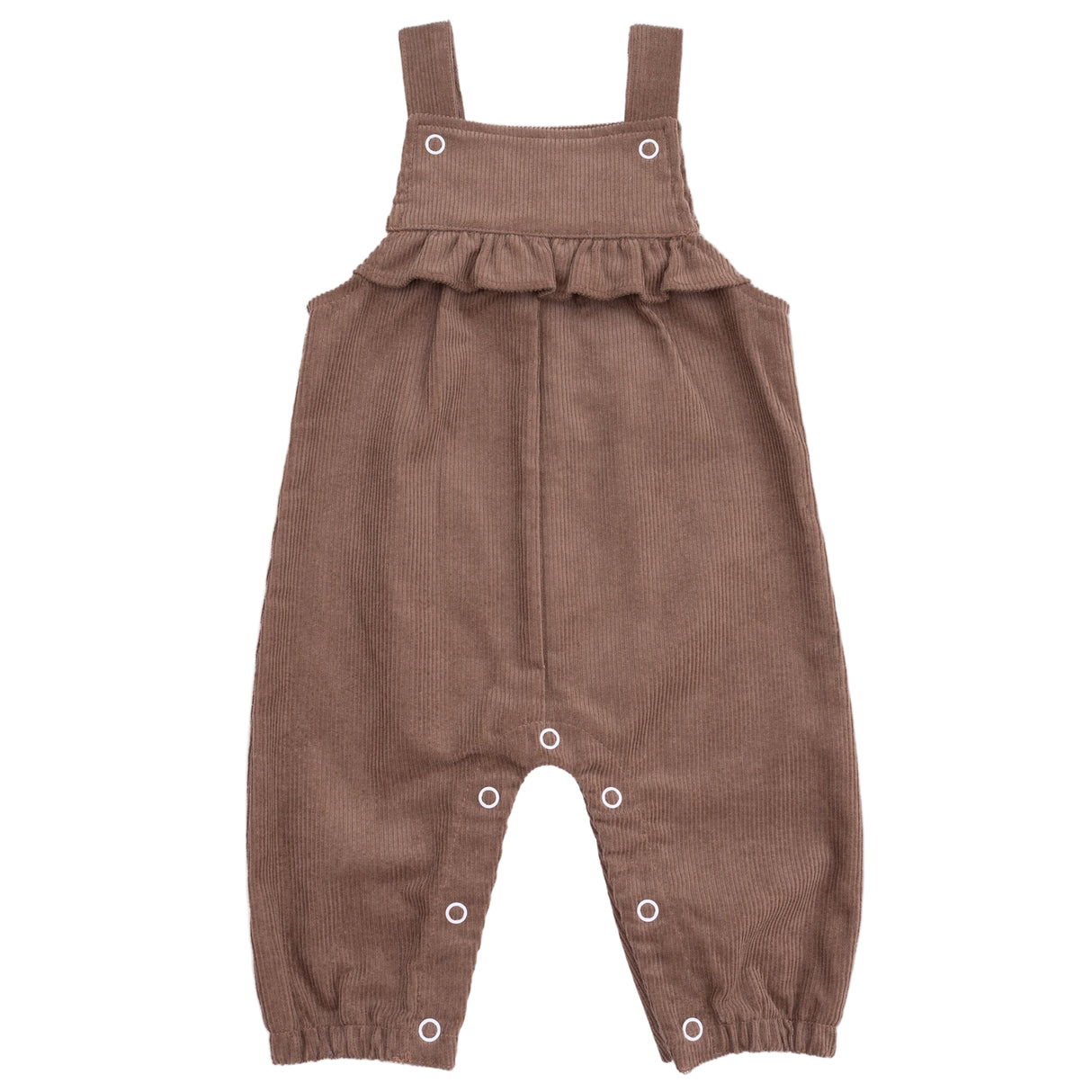 Yoke Ruffle Overall - HoneyBug 