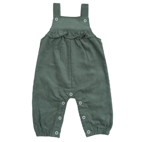 Yoke Ruffle Overall - HoneyBug 