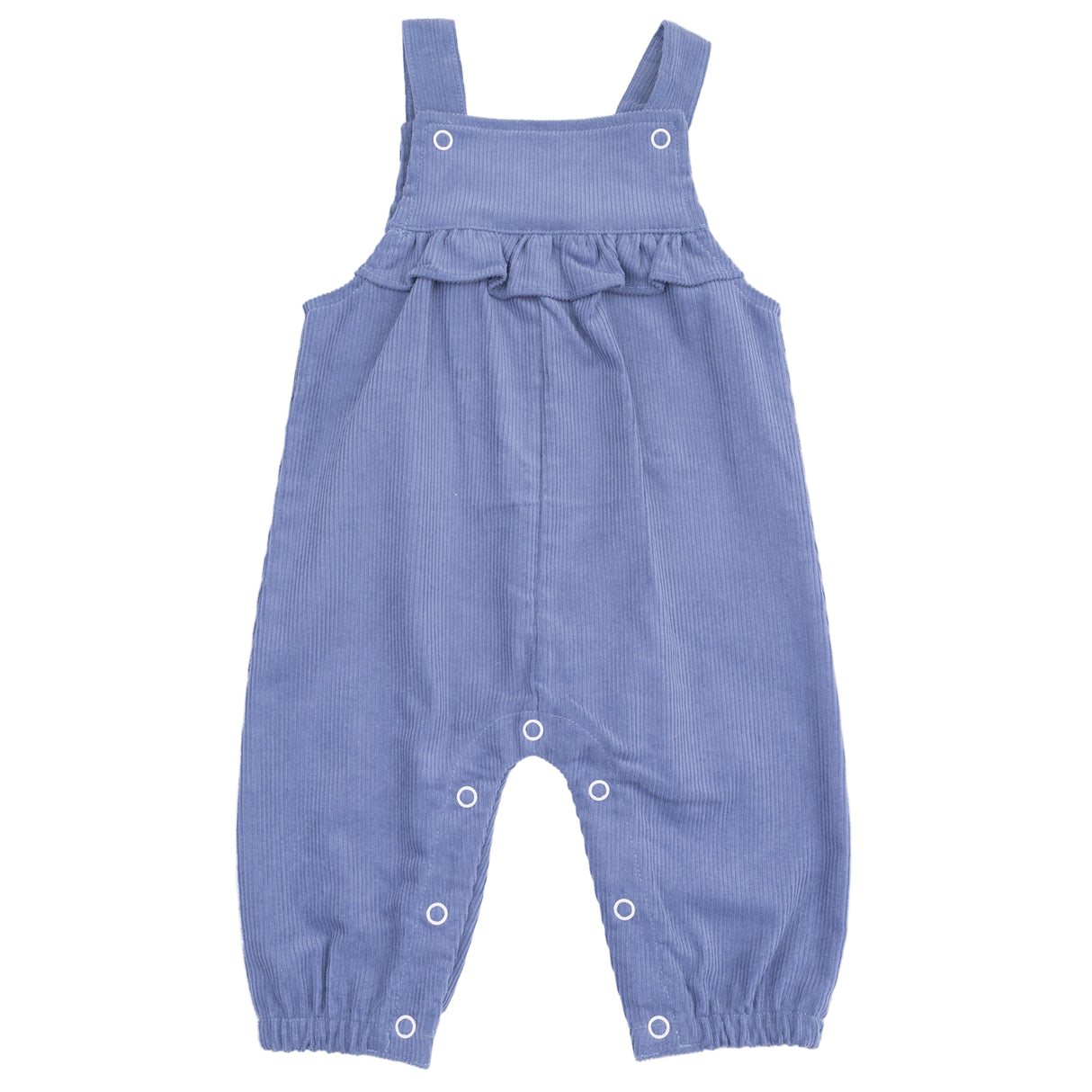 Yoke Ruffle Overall - HoneyBug 