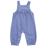 Yoke Ruffle Overall - HoneyBug 