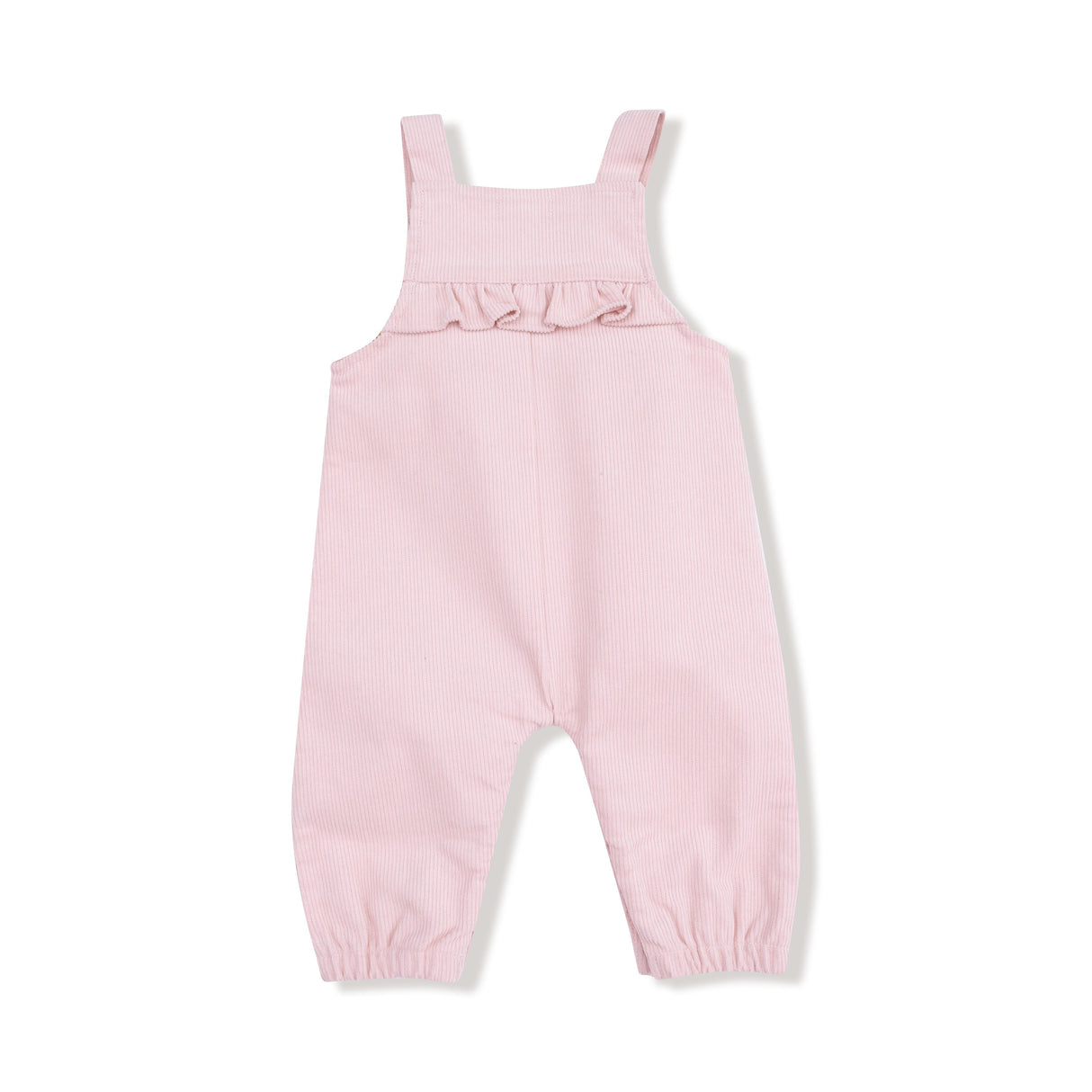 Yoke Ruffle Overall - HoneyBug 