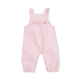 Yoke Ruffle Overall - HoneyBug 