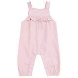 Yoke Ruffle Overall - HoneyBug 