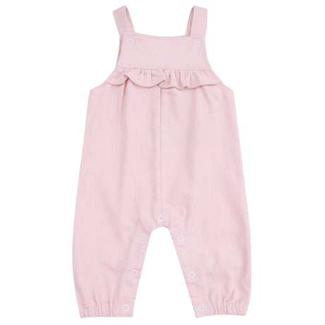 Yoke Ruffle Overall - HoneyBug 