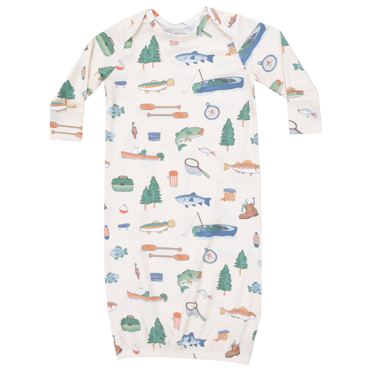 Lap Shoulder Gown - HoneyBug 