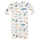 Lap Shoulder Gown - HoneyBug 