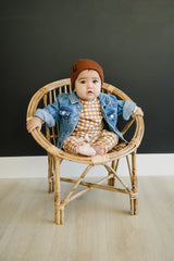 Brown Mebie Baby Beanie - HoneyBug 