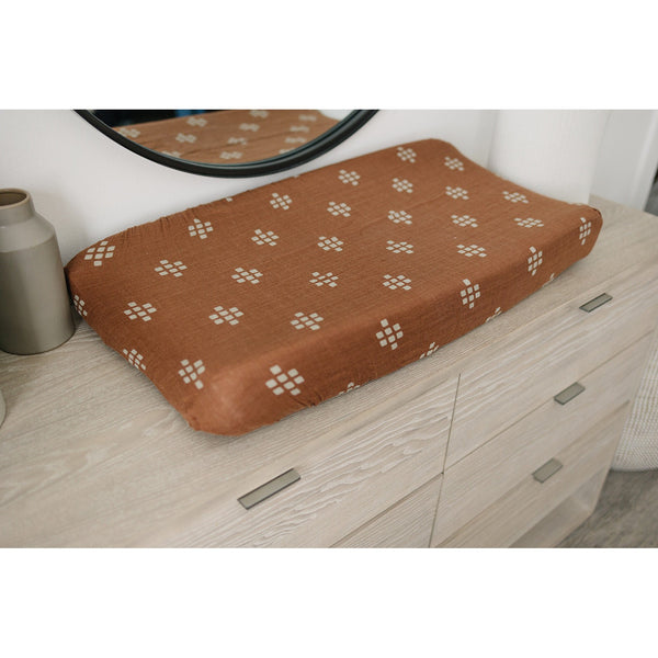 Chestnut Textiles Changing Pad Cover - HoneyBug 