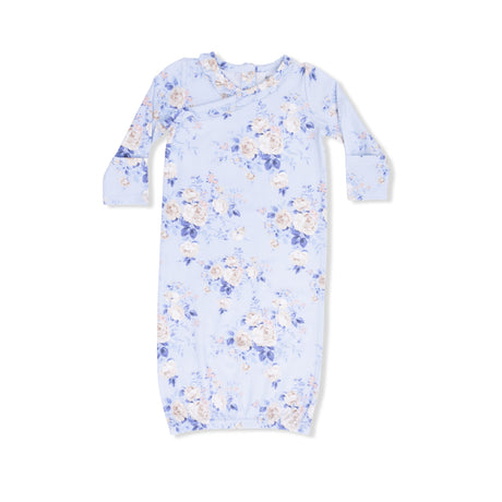 Ashley Rose Floral - Kimono Gown & Knot Headband