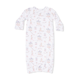 Carousel with Bows - Kimono Gown & Knot Headband