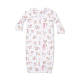 Cowgirl Nursery - Kimono Gown & Ruffle Knotted Hat