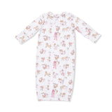 Cowgirl Nursery - Kimono Gown & Ruffle Knotted Hat
