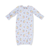 Country Stitch Floral - Kimono Gown & Knot Headband