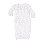 Dainty Buds and Bows - Kimono Gown & Knot Headband