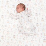 Carousel with Bows - Kimono Gown & Knot Headband