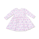 Twirly Long Sleeve Dress - Big Sis - HoneyBug 