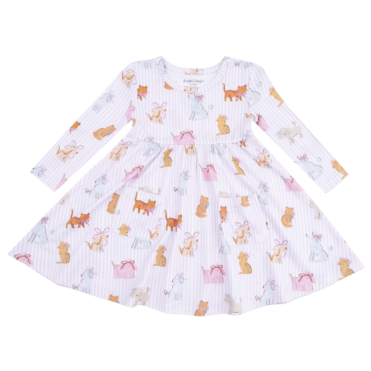 Twirly Long Sleeve Dress - HoneyBug 