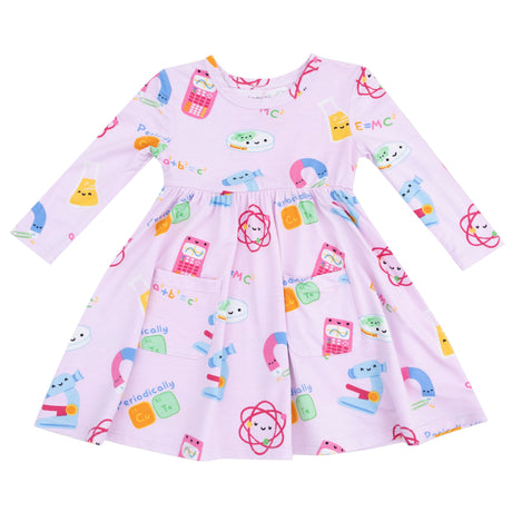 Twirly Long Sleeve Dress - HoneyBug 