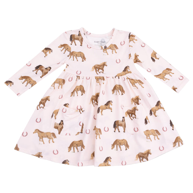 Twirly Long Sleeve Dress - HoneyBug 