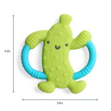 Chew Crew™ Silicone Handle Teether - Pickle - HoneyBug 