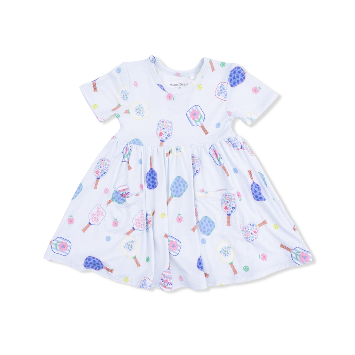 Floral Pickleball - Twirly Dress with Cartwheel Short