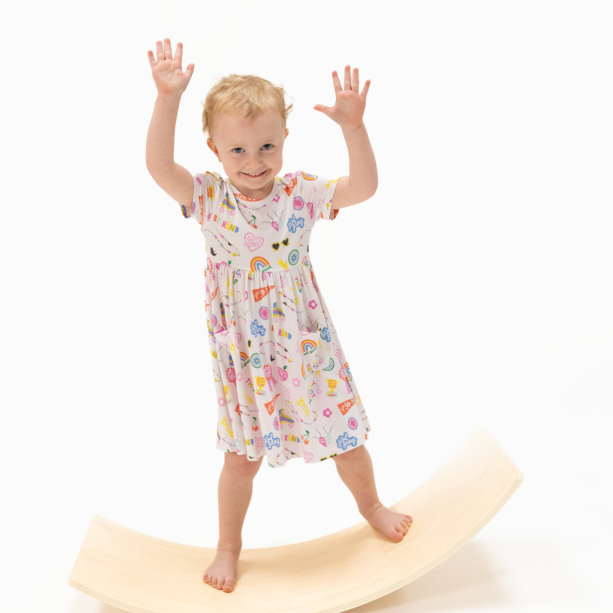 Girl Power - Twirly Dress with Cartwheel Short