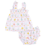 Spring Blooms Bow Trellis - Ruffly Strap Top and Bloomer