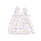Spring Blooms Bow Trellis - Ruffly Strap Top and Bloomer