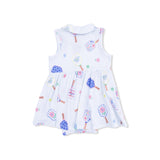Floral Pickleball - Polo Tennis Dress
