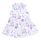 Golf Carts and Flowers - Polo Tennis Dress