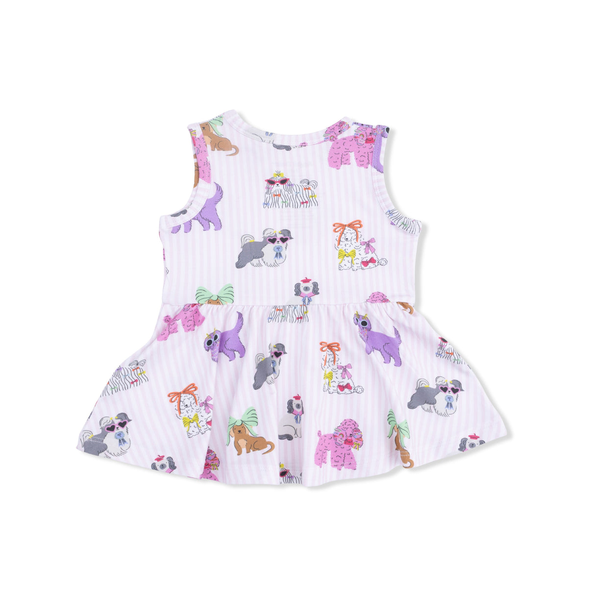 Fancy Dogs - Peplum Tank Top and Bike Short