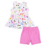 Girl Power - Peplum Tank Top and Bike Short