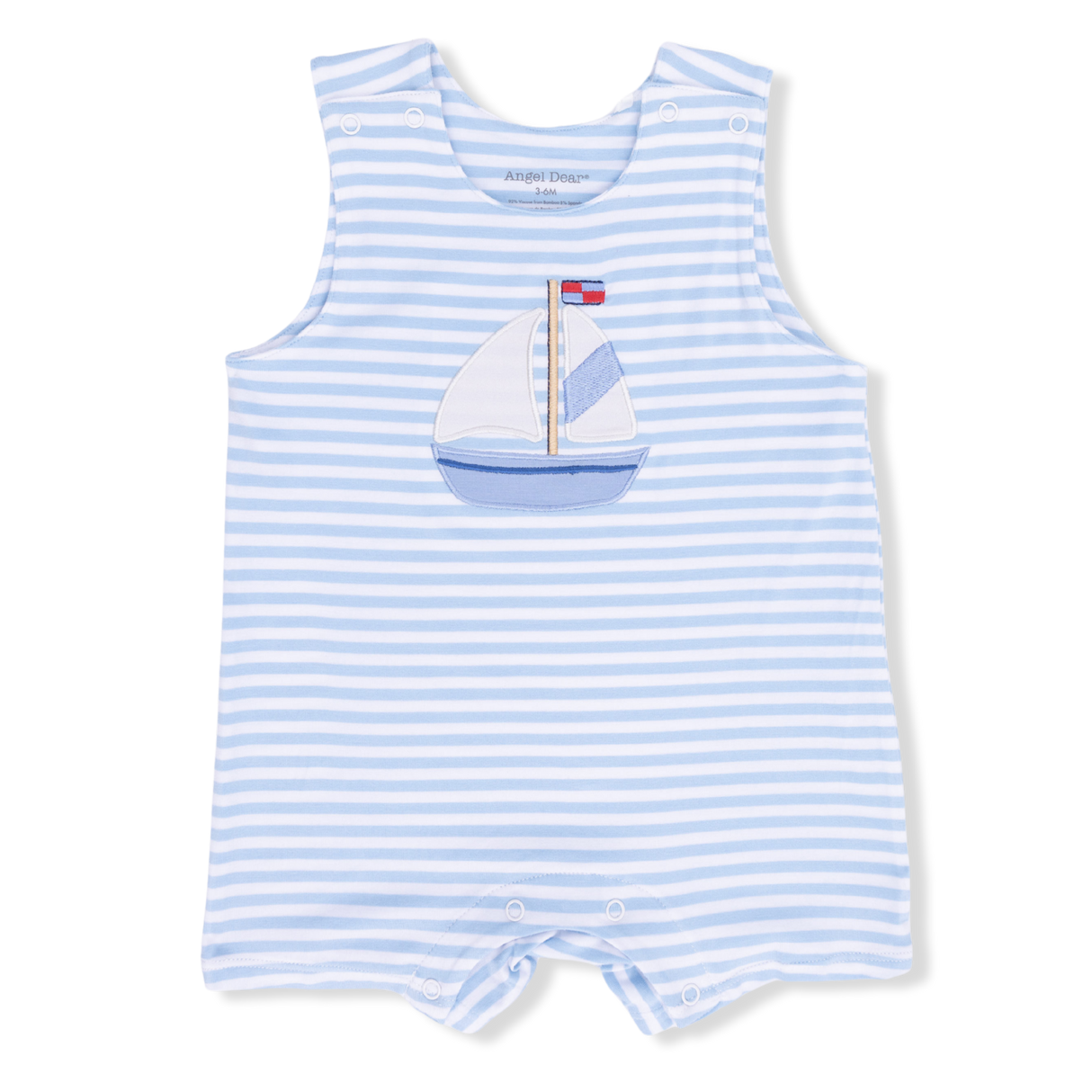 Bubbly Sailboat Stripe - Sleeveless Jon Jon