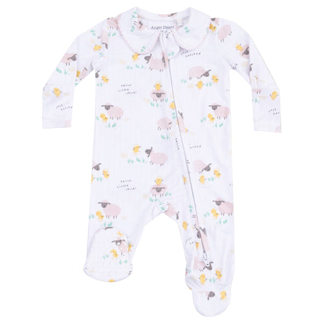 Peter Pan 2 Way Zipper Footie - HoneyBug 