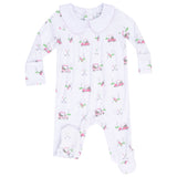 Smocked Peter Pan Snap Footie - HoneyBug 
