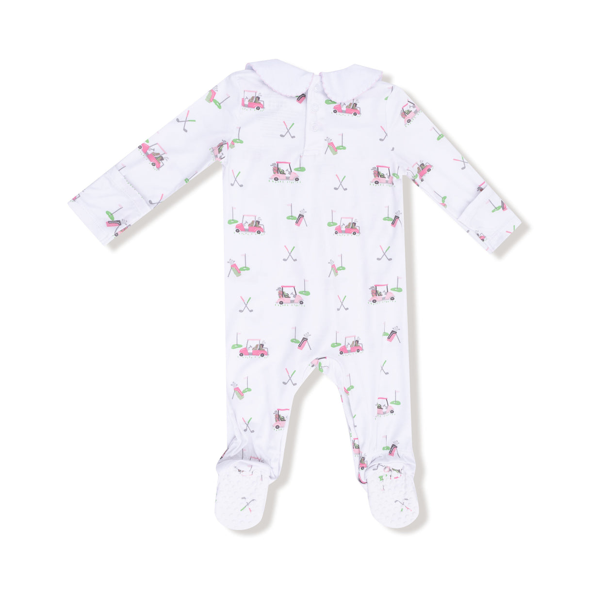 Smocked Peter Pan Snap Footie - HoneyBug 
