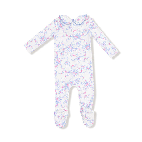 Smocked Peter Pan Snap Footie - HoneyBug 
