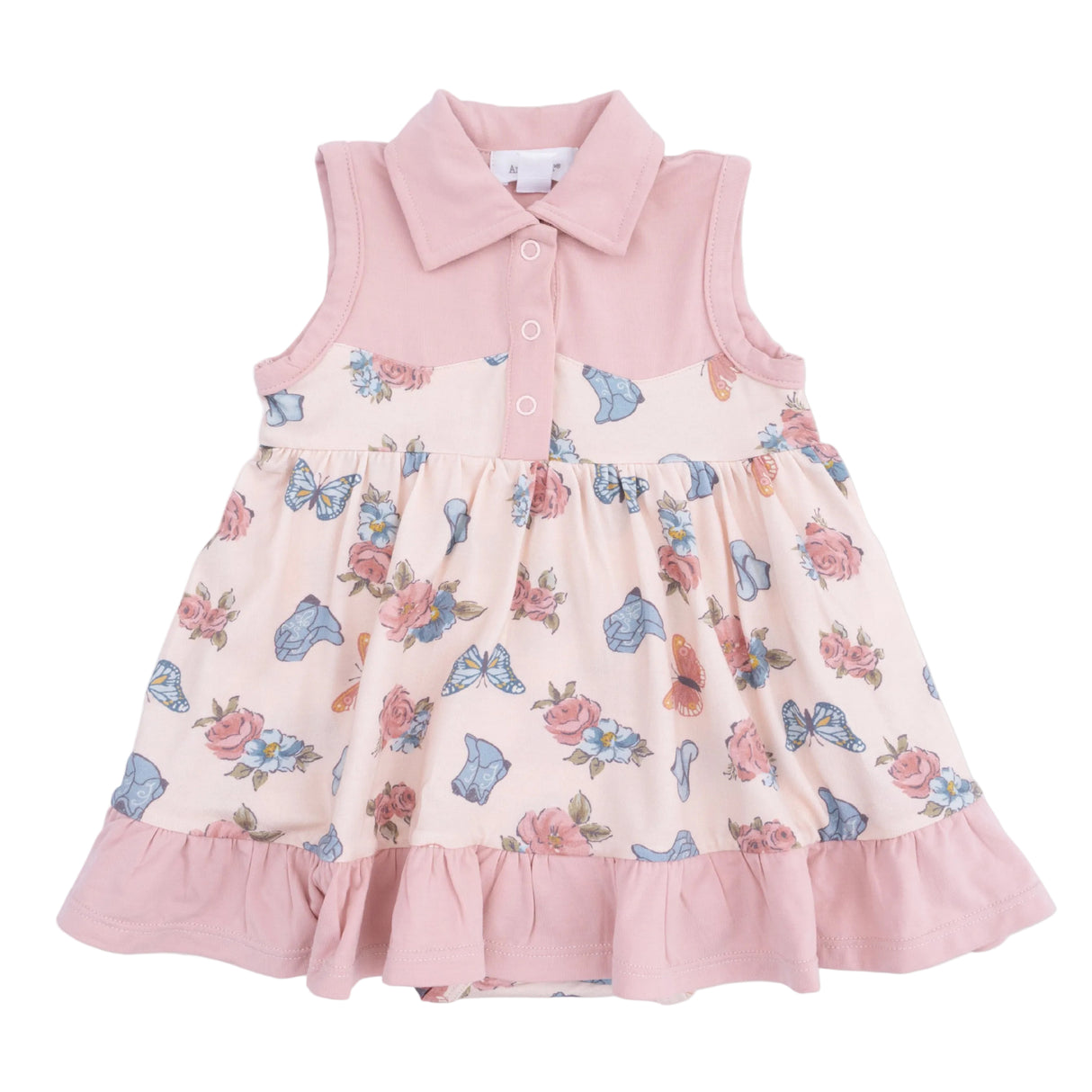 Country Girl Boots - Cowboy Bodysuit Dress