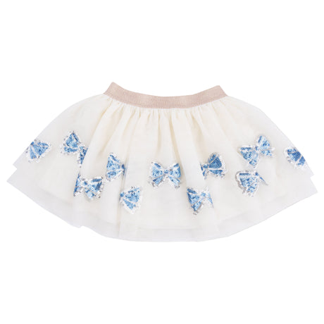 Blue Bow Tutu Skirt - HoneyBug 