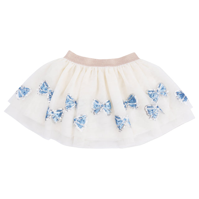 Blue Bow Tutu Skirt - HoneyBug 