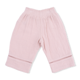 Solid Muslin Lotus - Smocked Waist Pants