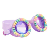 Lovely Lilac Pool Jewel Kids' Swim Goggles - HoneyBug 