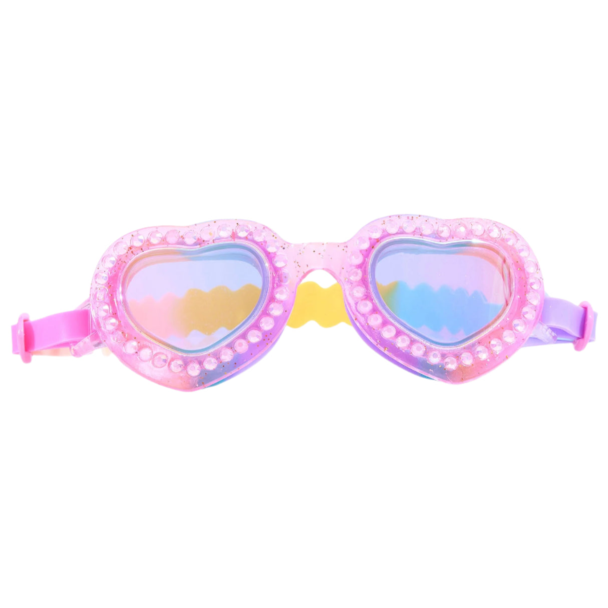 Love Ya Pink Kids' Heart-Shaped Swim Goggles - HoneyBug 